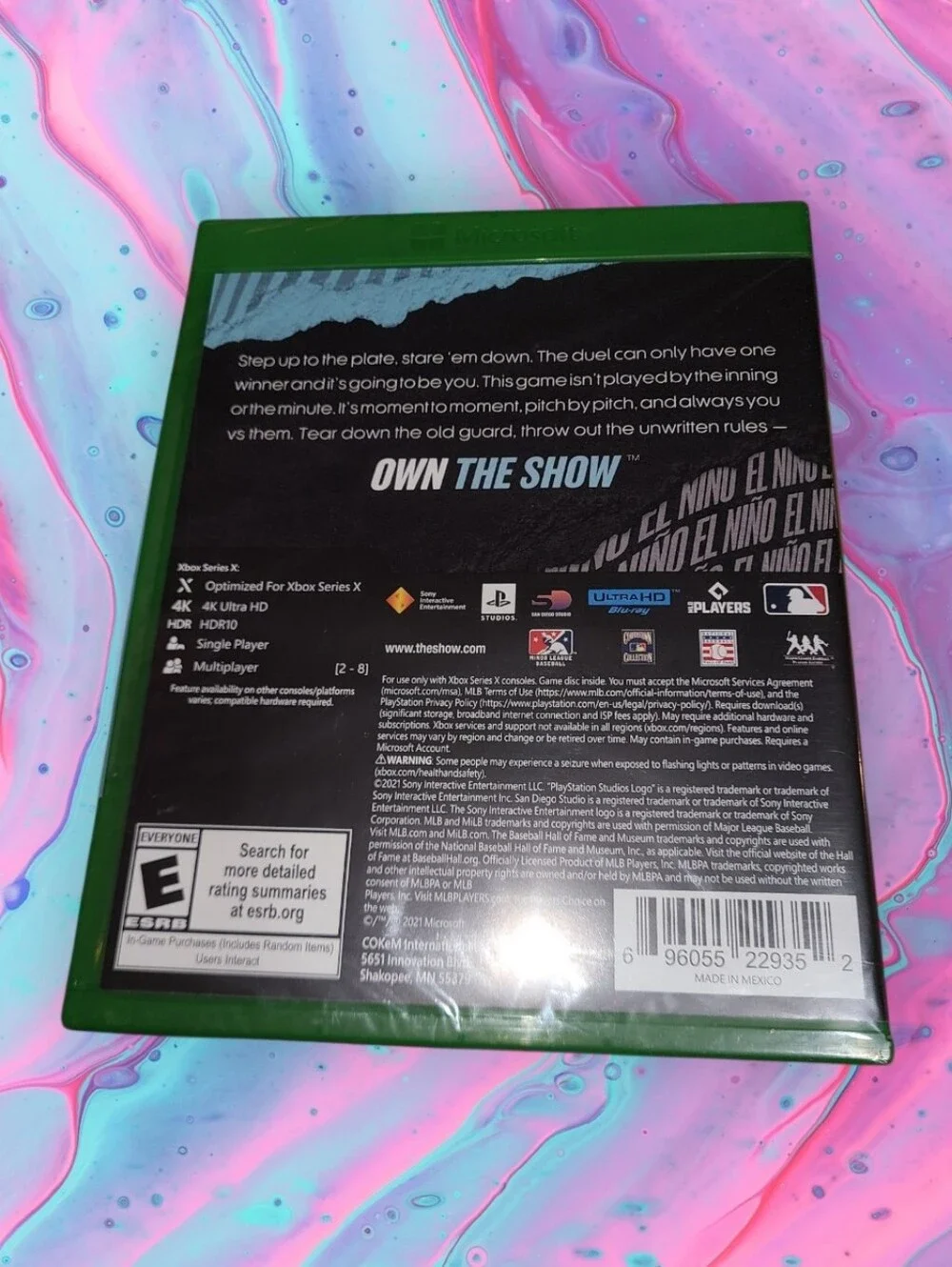NWT Xbox series x mlb the show 21 game